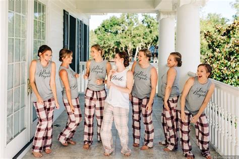 Bride Bride Brigade Pajama Set Wedding Getting Ready Outfits SO