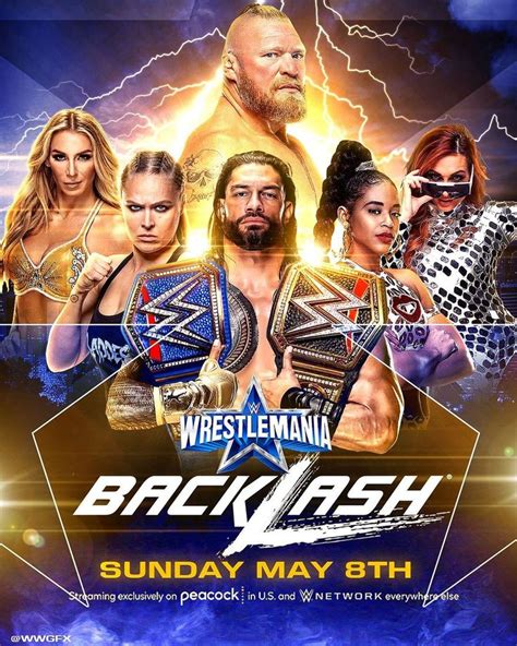 Wwgfx On Instagram Wwe Wrestlemania Backlash Poster