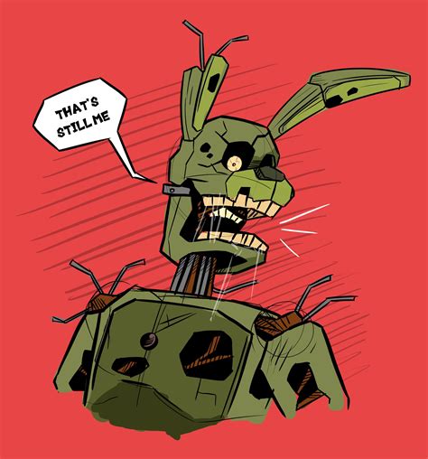 Silly Doodle With Springtrap Five Nights At Freddy S Know Your Meme