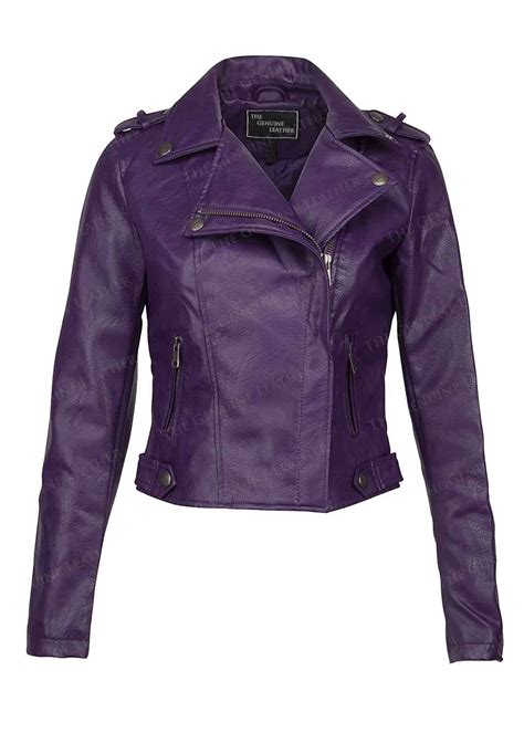 Womens Purple Jacket Purple Leather Jacket Leather Purple Jacket