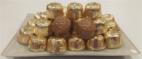 16 oz. Gold Foil Wrapped Milk Chocolate Domes