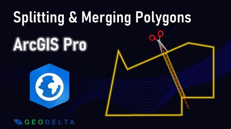 Arcgis Pro Tutorial Splitting And Merging Polygons Youtube