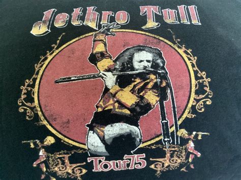 VINTAGE JETHRO TULL 1975 US TOUR T Shirt Gem