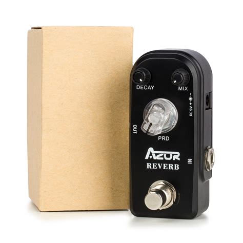 Azor Ap 312 Mini Digital Churchhall Reverb Guitar Effect Pedal Jolly Music