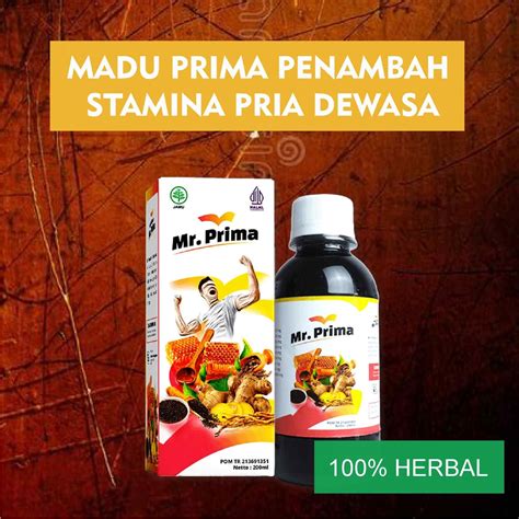 Jual Mr Prima Madu Herbal Asli Atasi Durasi Dan Kekokohan Pisang