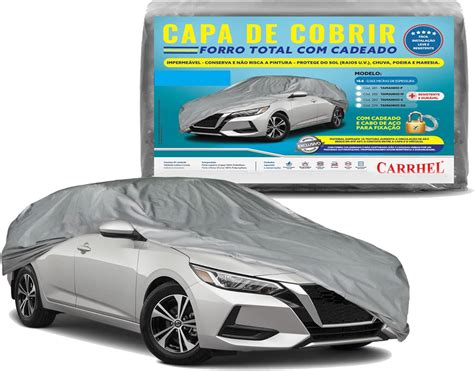 Capa Para Cobrir Carro 100 Forrada E Impermeavel Cadeado Tamanho