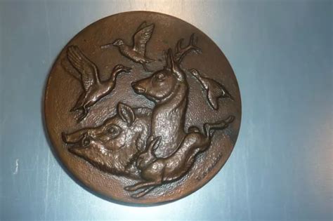 M Daille En Bronze De R B Baron Chasse Gibier Monnaie De Paris Hunting