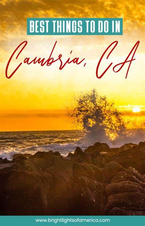 12 Things To Do In Cambria California