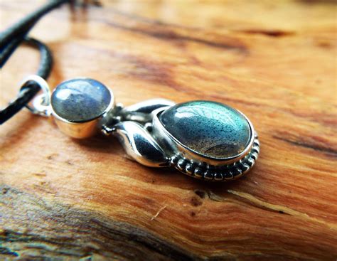 Labradorite Pendant Silver Handmade Gemstone Necklace Sterling 925 ...