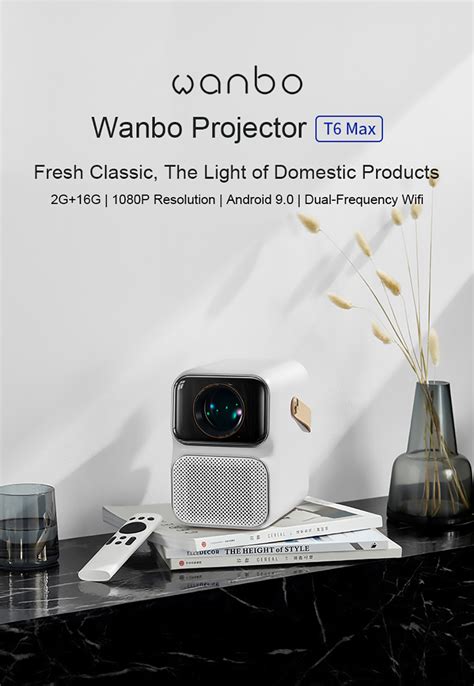 XIAOMI Wanbo T6 MAX 1080P Mini LED Projector Auto Focus