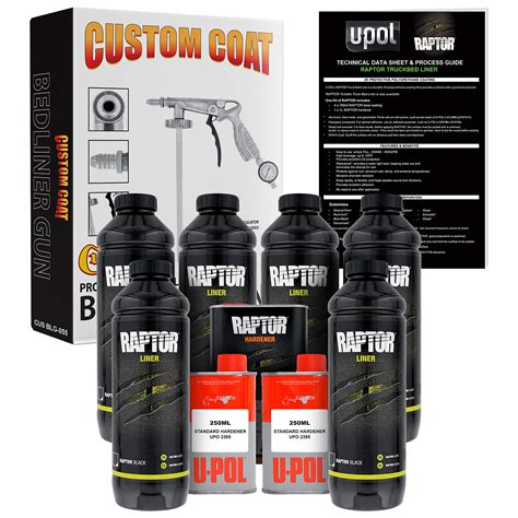 Buy CUSTOM SHOP U Pol Raptor Black Urethane Spray On Truck Bed Liner 6