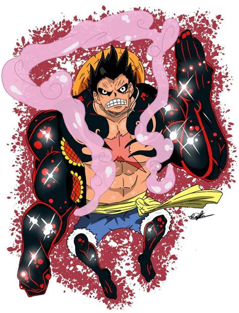 Monkey D. Luffy ( GEAR 4 ) by KaijuBrothers on DeviantArt