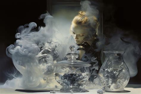 Premium AI Image | Smoke and Mirrors Illusions in Art