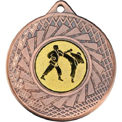 Karate Blade Medal Bronze 50mm Buy Online In UK