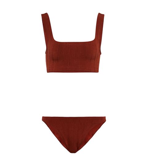 Helena Nile Bikini In Brown Hunza G Mytheresa