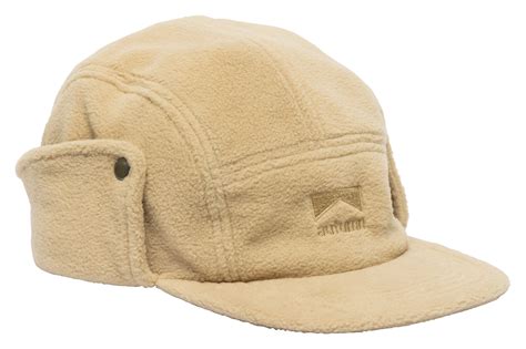 FLEECE FLAP CAP - KHAKI – autumnheadwear