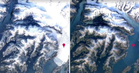 google earth's 'timelapse' feature showcases the changing planet