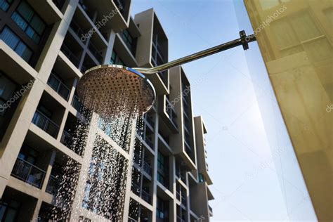 Outdoor shower in the hotel. Stock Photo by ©shuterdima 105627494