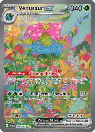 Venusaur Ex Sv Scarlet Violet Pokemon