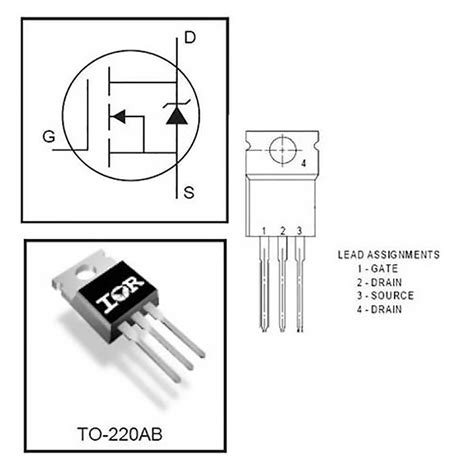 IRFZ44N MOSFET CANAL N 55V 49A MEGATRONICA