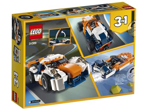 LEGO Creator 31089 Оранжевый гоночный автомобиль | playzone.com.ua