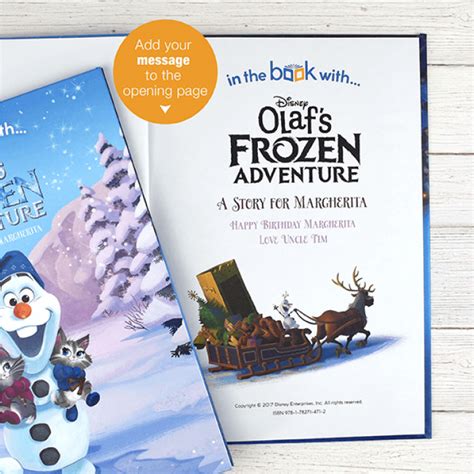 Personalized Disney Olafs Frozen Adventure Book