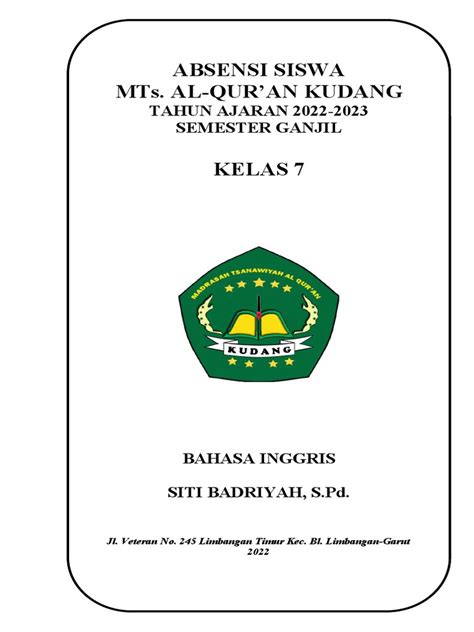 Cover Absen Pdf