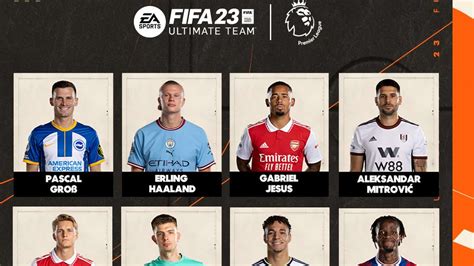 Fifa 23 Potm August Premier League Nominees Player Of The Month