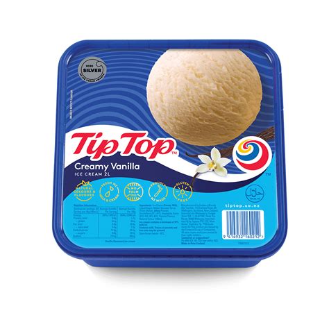 Tip Top Vanilla Ice Cream Tub Tip Top