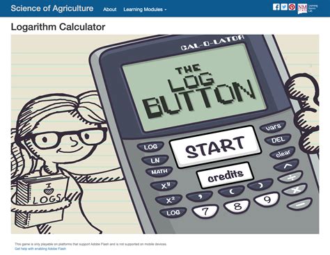 Logarithm Calculator Interactive for 9th - 12th Grade | Lesson Planet