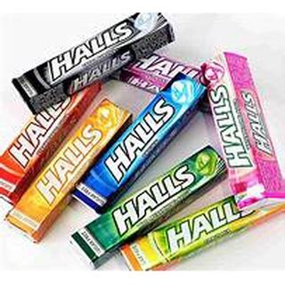 Bala Halls Drops 28g Sabores Diversos Mentol Cereja Menta Uva Verde