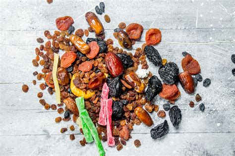 Premium Photo | Assortment of different dried fruits