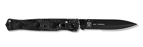 Benchmade SOCP Folder - D2 Tool Steel Black Cerkote Spear Point ...