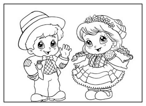 Desenhos Da Festa Junina Para Colorir E Imprimir