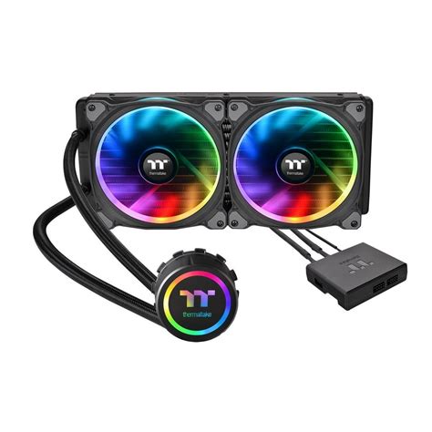 Thermaltake Floe Riing Rgb 280mm Water Liquid Cooling Gaming Cpu Cooler Aio Cl W167 Pl12sw A