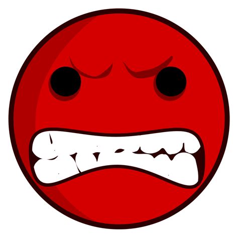 'Add Some Emotion to Your Designs with Angry Face Clipart'