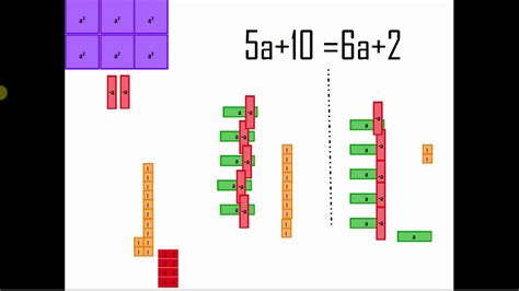 Tuiles Alg Briques Equations X A B Avec Relatifs Youtube