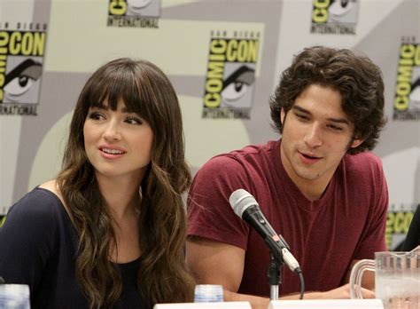 2011 Comic Con Teen Wolf Panel Tyler Posey And Crystal Reed Photo