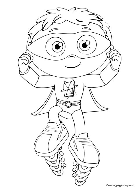 Super Why Coloring Pages Printable For Free Download