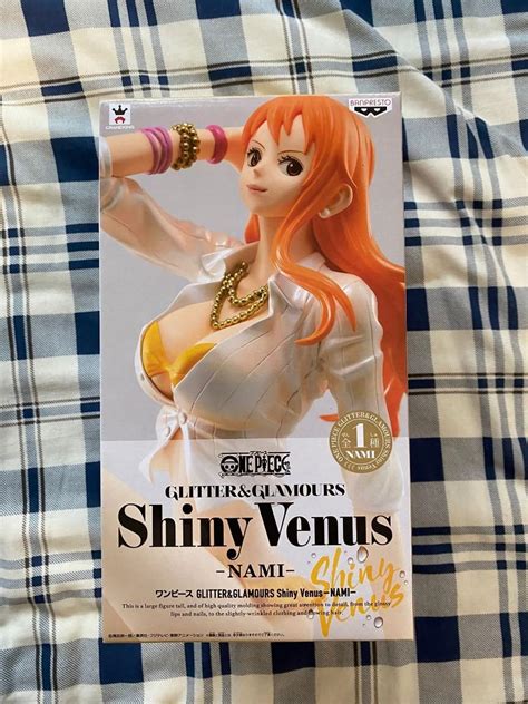 Gold Toei One Piece Glitter And Glamours Nami Anime Figure Figurine