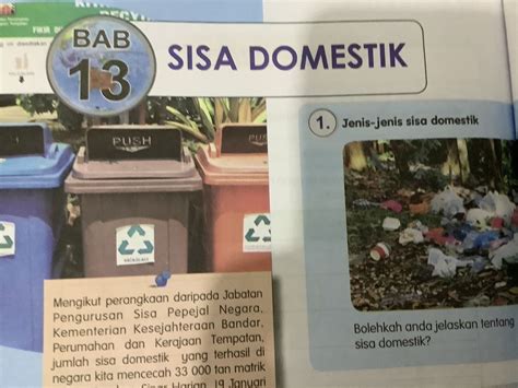 Gambar Jenis Sisa Domestik Geografi Tingkatan 1 13 1 Jenis Jenis Sisa