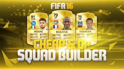 Fifa Ultimate Team K Cheap Overpowered Squad Builder W