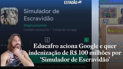 Jogo De Simulador De Escravid O Um Desrespeito Ou Brincadeira De Mal