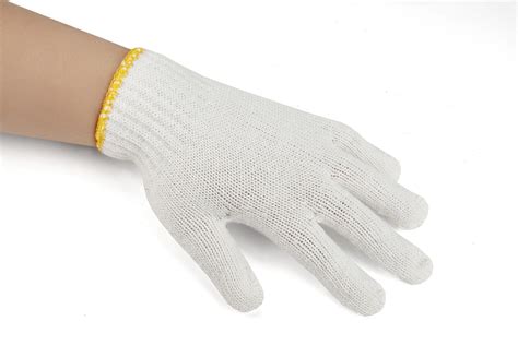 Sata Ppe Apex Tool Group White Warm Knitted Cotton Yarn Winter Gloves