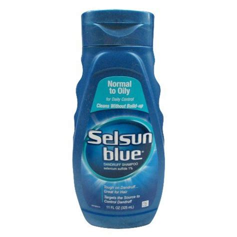 Selsun Blue Dandruff Shampoo Normal To Oily 11 Ounce Bottle Pack Of