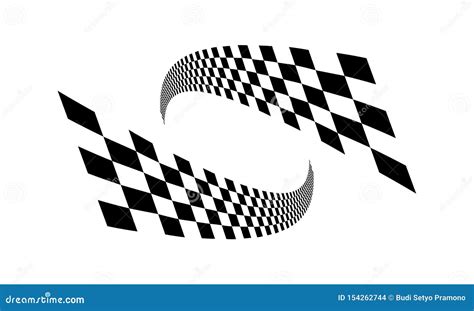 Racing Flag Design Template Race Flag Design Vector Stock Vector