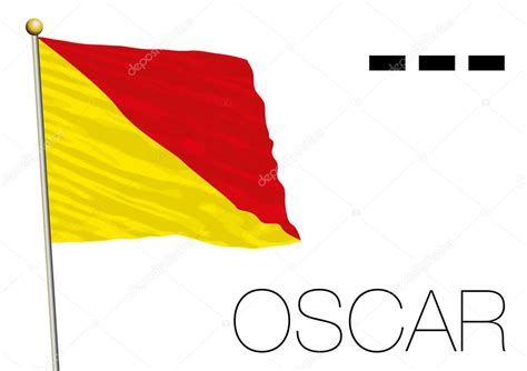 Bandera De Oscar Se Al Mar Tima Internacional Y S Mbolo Morse 2024