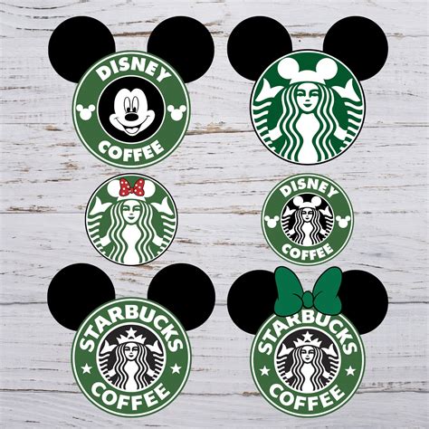 Minnie Mouse Starbucks Svg Mouse Starbucks Png Starbucks Etsy