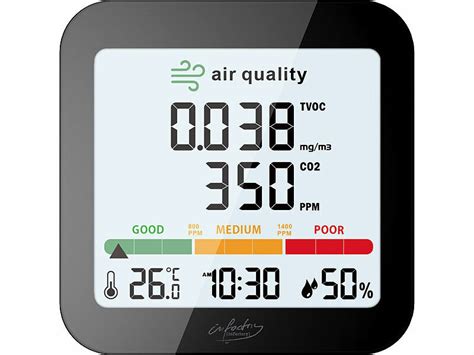 Appareil de mesure sans fil COVT CO2 Mesure de la qualité de l air