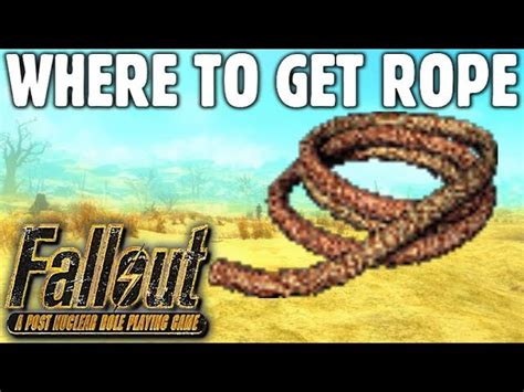 Fallout 1 How To Use Rope Dockstoun